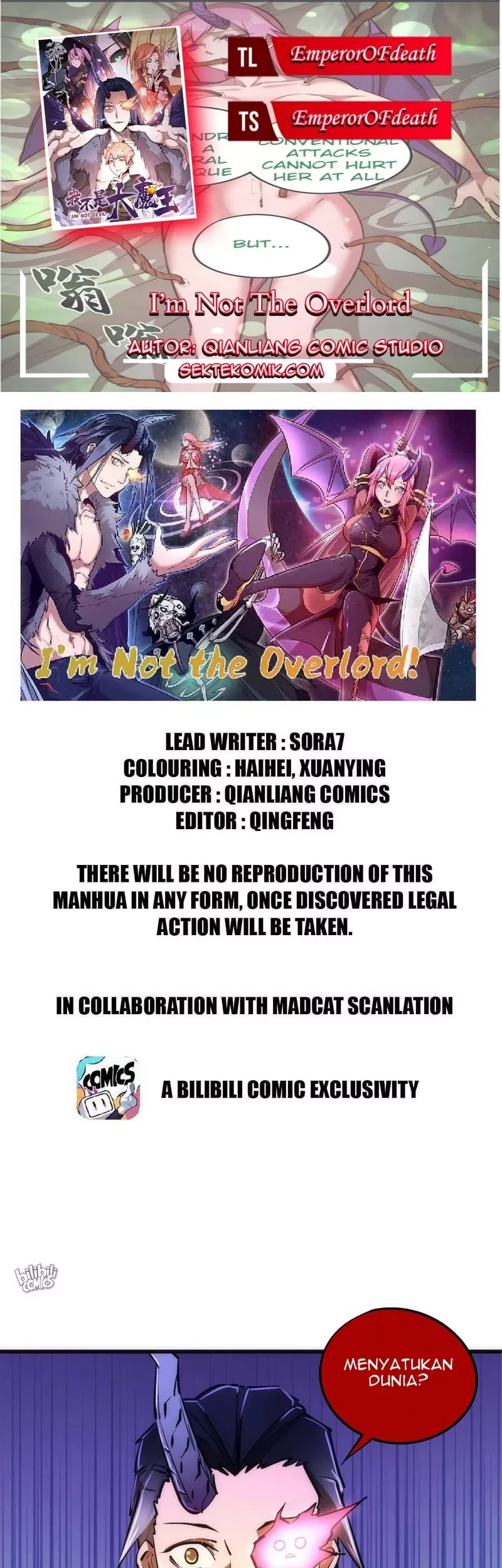 I’m Not The Overlord Chapter 87 - halaman 1