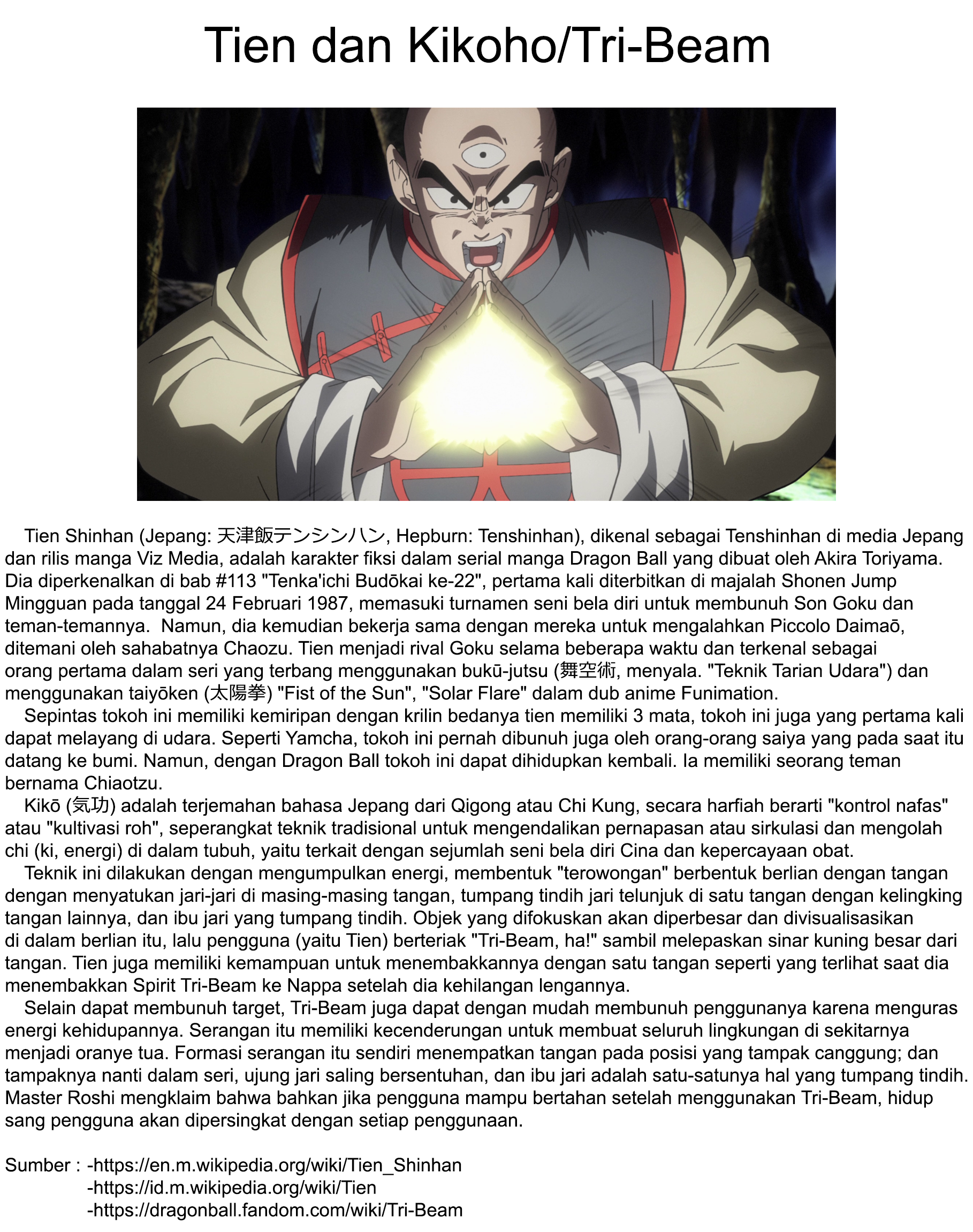 I'm Pretty Good at Mimicking Tien from Dragon Ball Chapter 0 - halaman 7