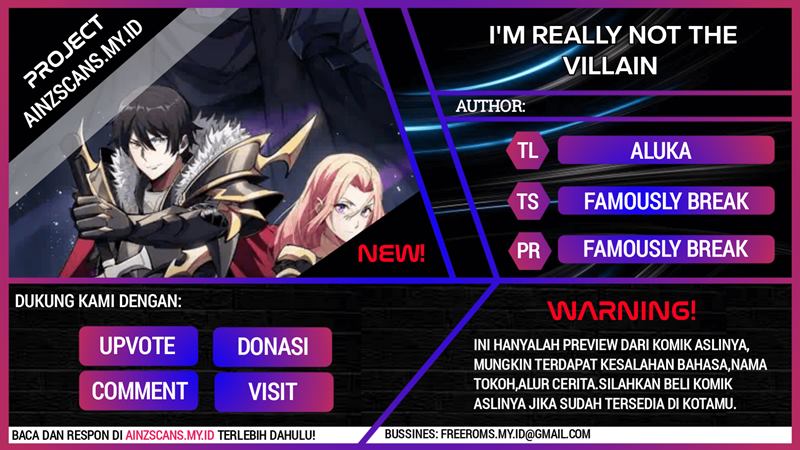 I’m Really Not The Villain Chapter 10 - halaman 1