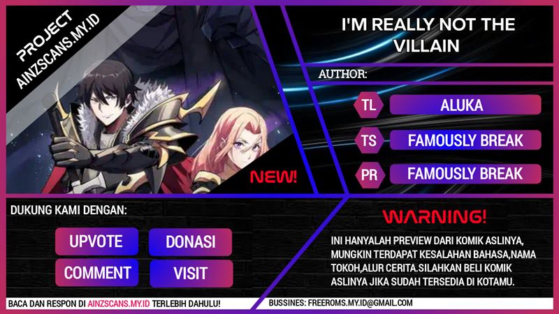 I’m Really Not The Villain Chapter 11 - halaman 1