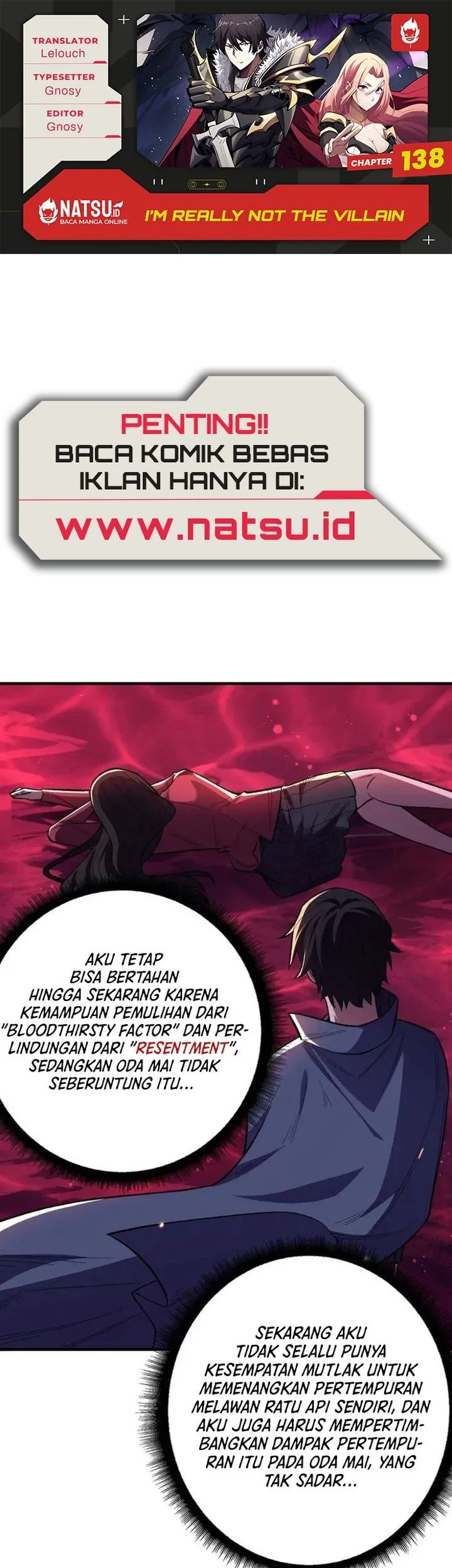 I’m Really Not The Villain Chapter 138 - halaman 1