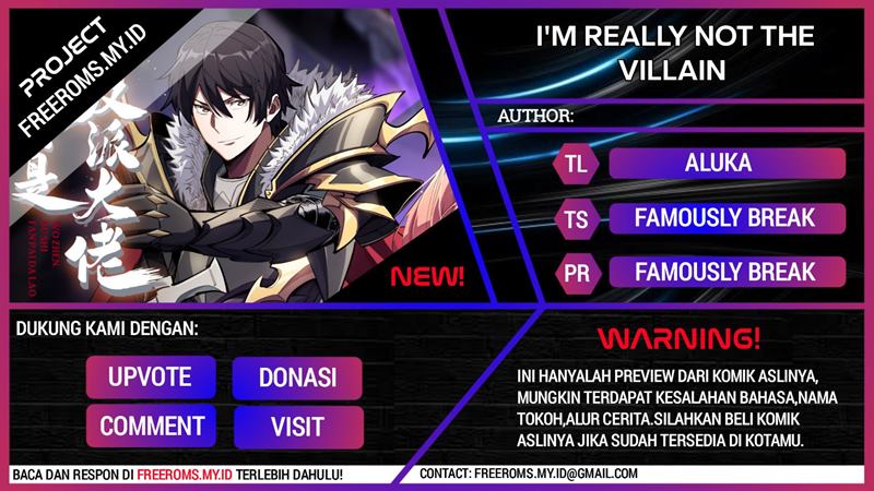 I’m Really Not The Villain Chapter 7 - halaman 1