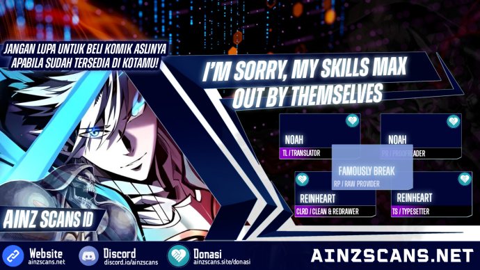 I’m Sorry, My Skills Max Out by Themselves Chapter 1 - halaman 1