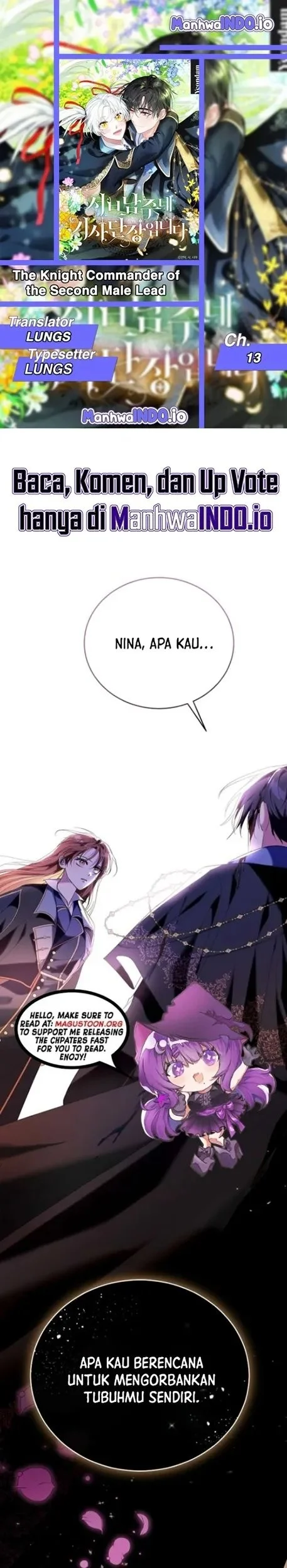 I’m the Commander of the Second Male Lead’s Knights Chapter 13 - halaman 1