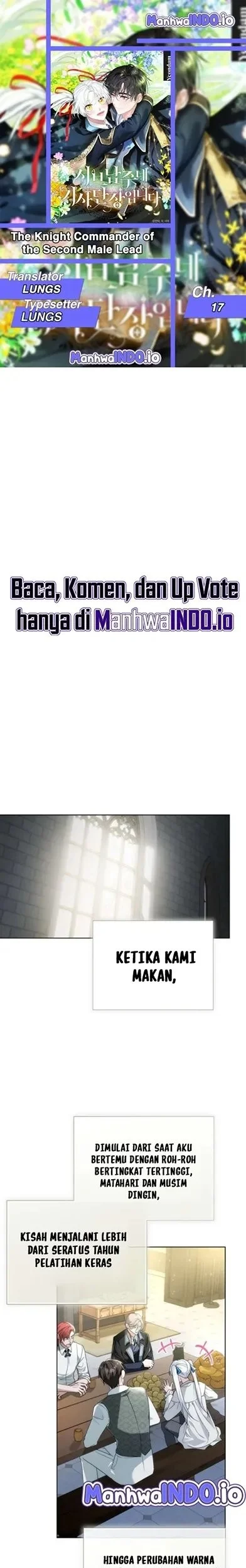 I’m the Commander of the Second Male Lead’s Knights Chapter 17 - halaman 1