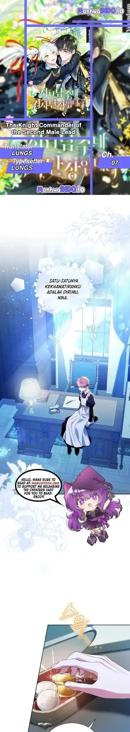 I’m the Commander of the Second Male Lead’s Knights Chapter 7 - halaman 1