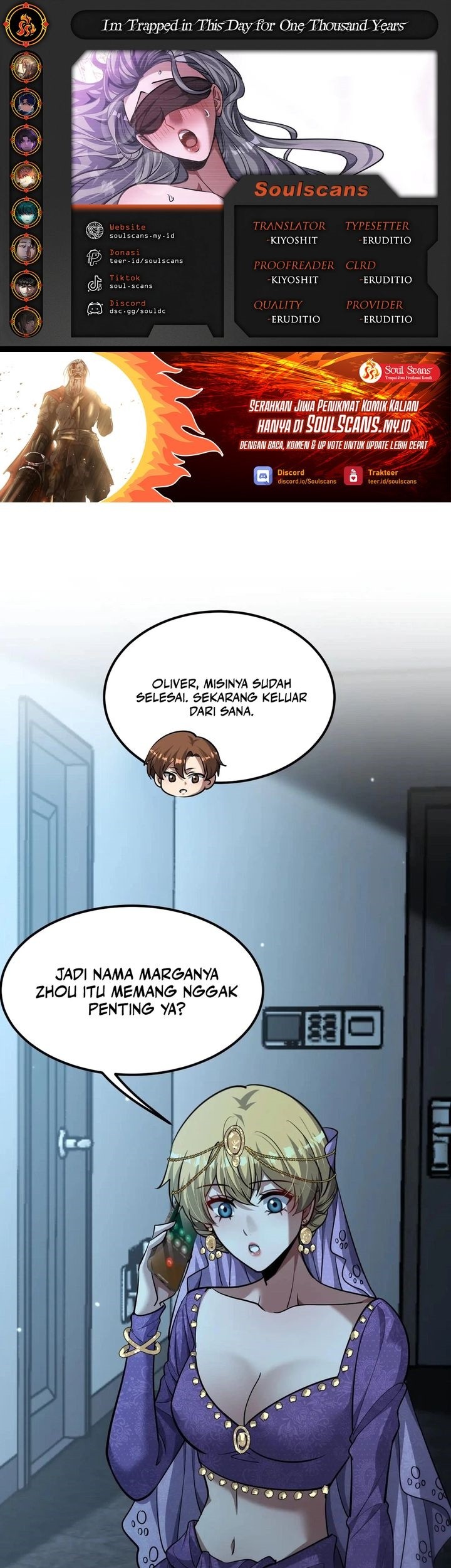 I’m Trapped in This Day for One Thousand Years Chapter 190 - halaman 1