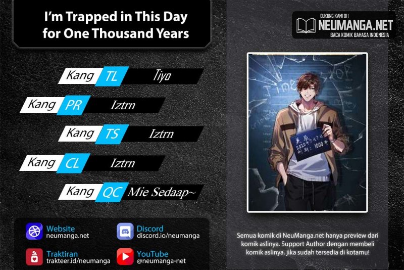 I’m Trapped in This Day for One Thousand Years Chapter 21 - halaman 1