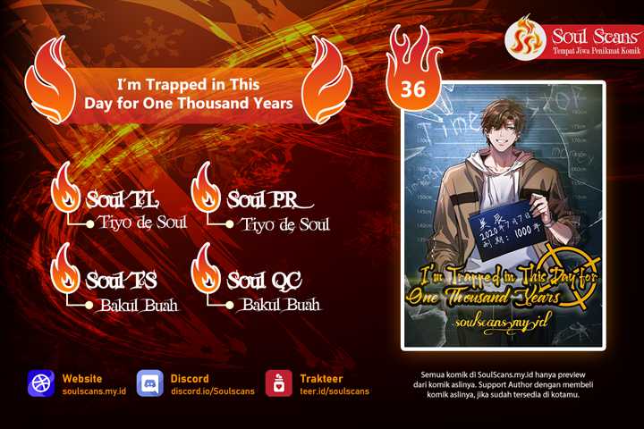 I’m Trapped in This Day for One Thousand Years Chapter 36 - halaman 1