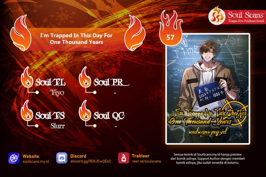 I’m Trapped in This Day for One Thousand Years Chapter 57 - halaman 1