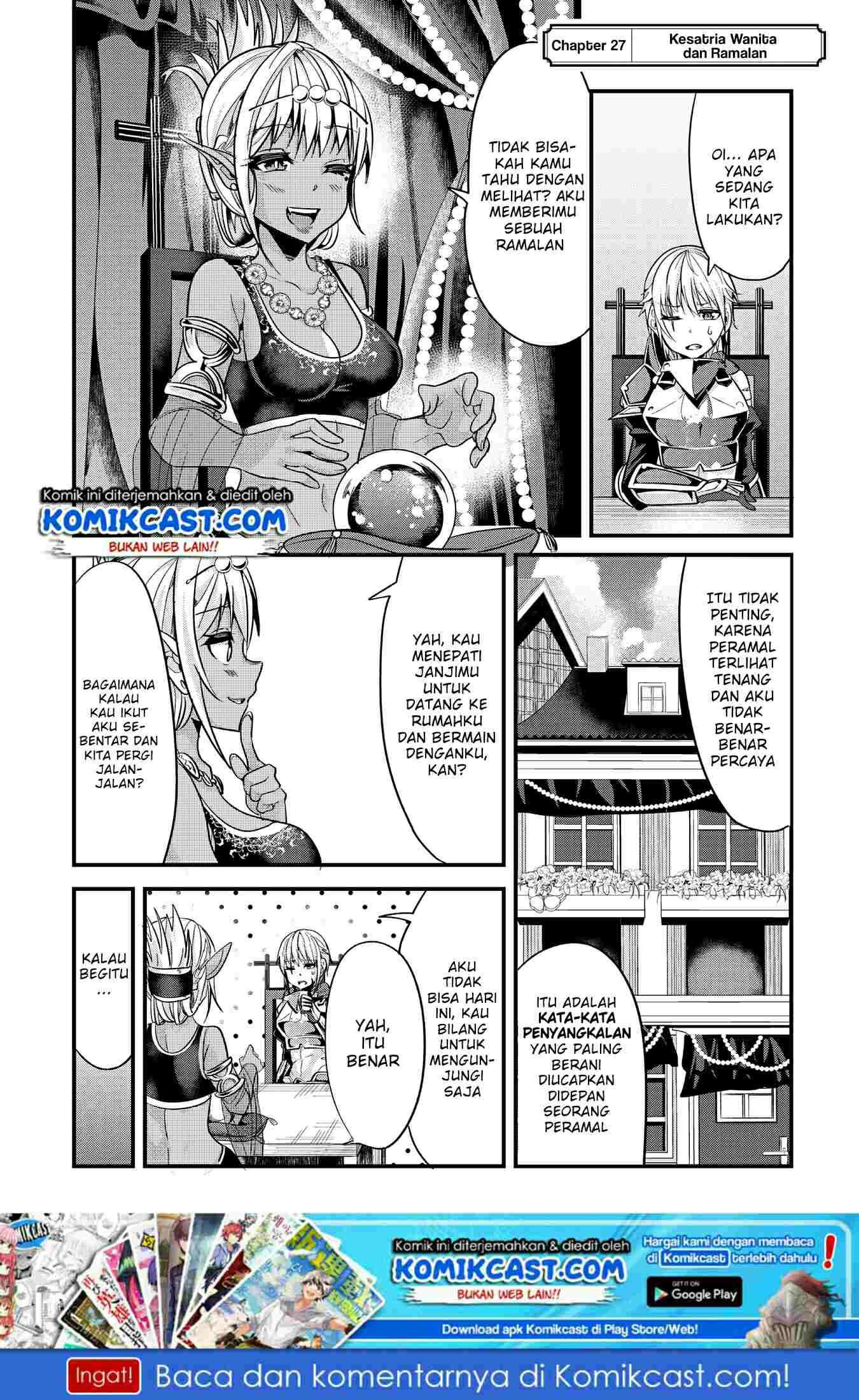 Ima Made Ichido mo Onna Atsukaisareta koto ga nai Onna Kishi wo Onna Atsukai suru Chapter 27 - halaman 2