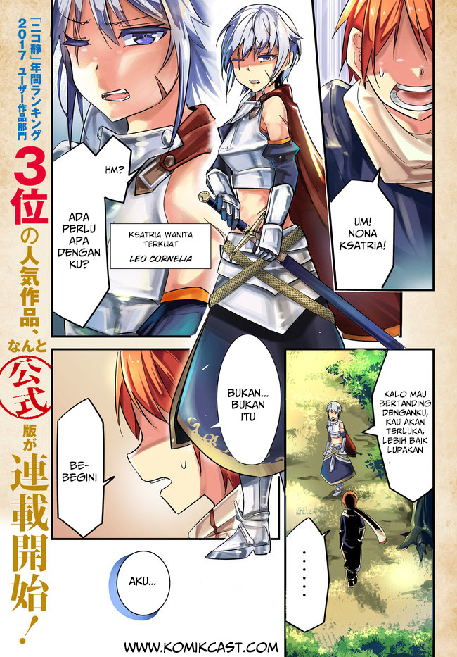 Imamade Ichido mo Onnaatsukai sareta Koto ga Nai Onna Kishi wo Onnaatsukai suru Manga Chapter 1 - halaman 1