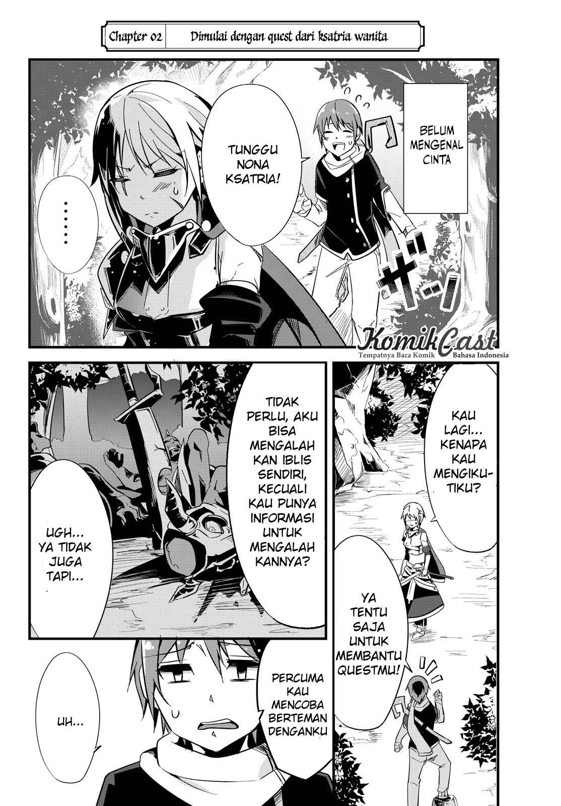 Imamade Ichido mo Onnaatsukai sareta Koto ga Nai Onna Kishi wo Onnaatsukai suru Manga Chapter 2 - halaman 2