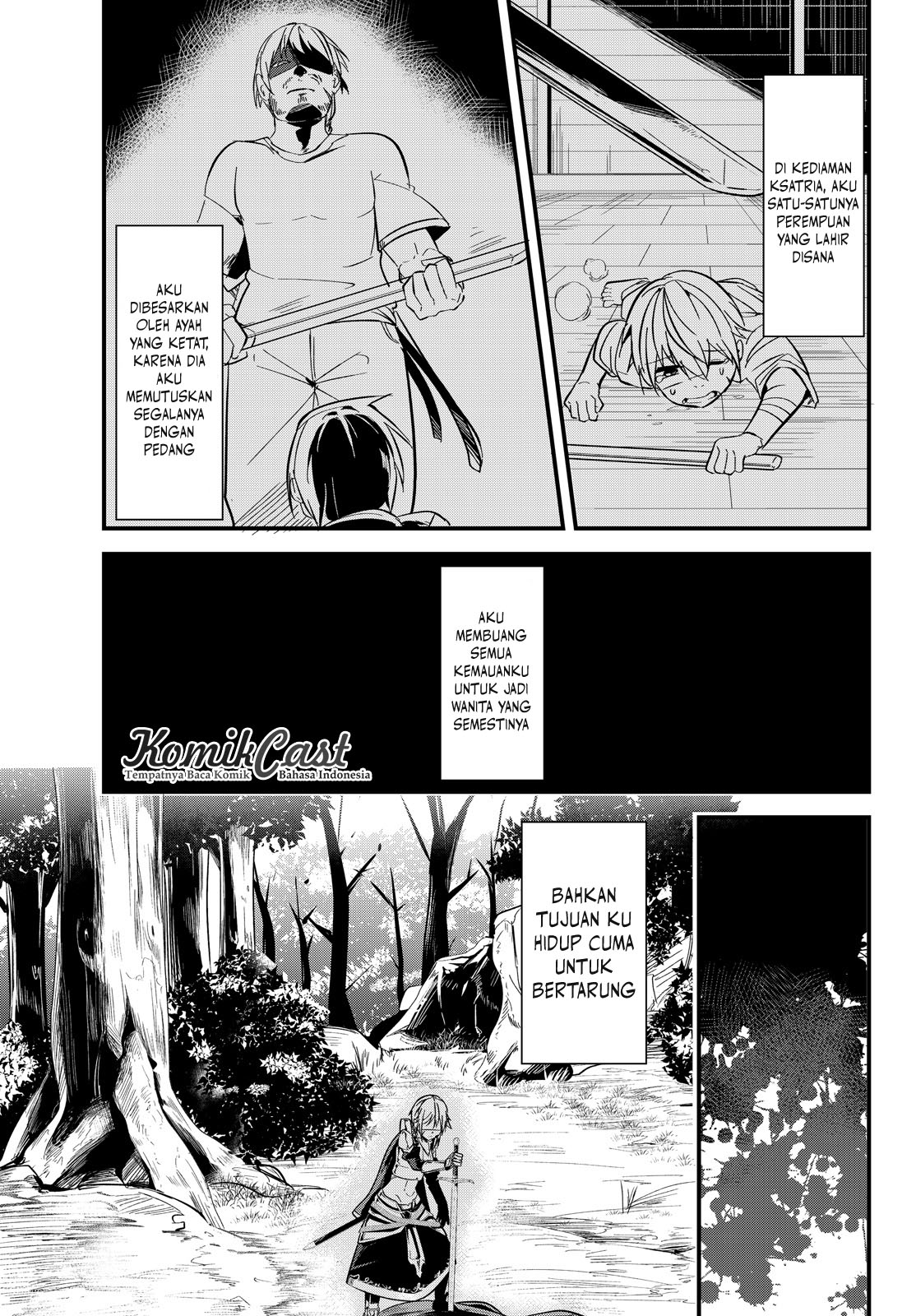 Imamade Ichido mo Onnaatsukai sareta Koto ga Nai Onna Kishi wo Onnaatsukai suru Manga Chapter 3 - halaman 2
