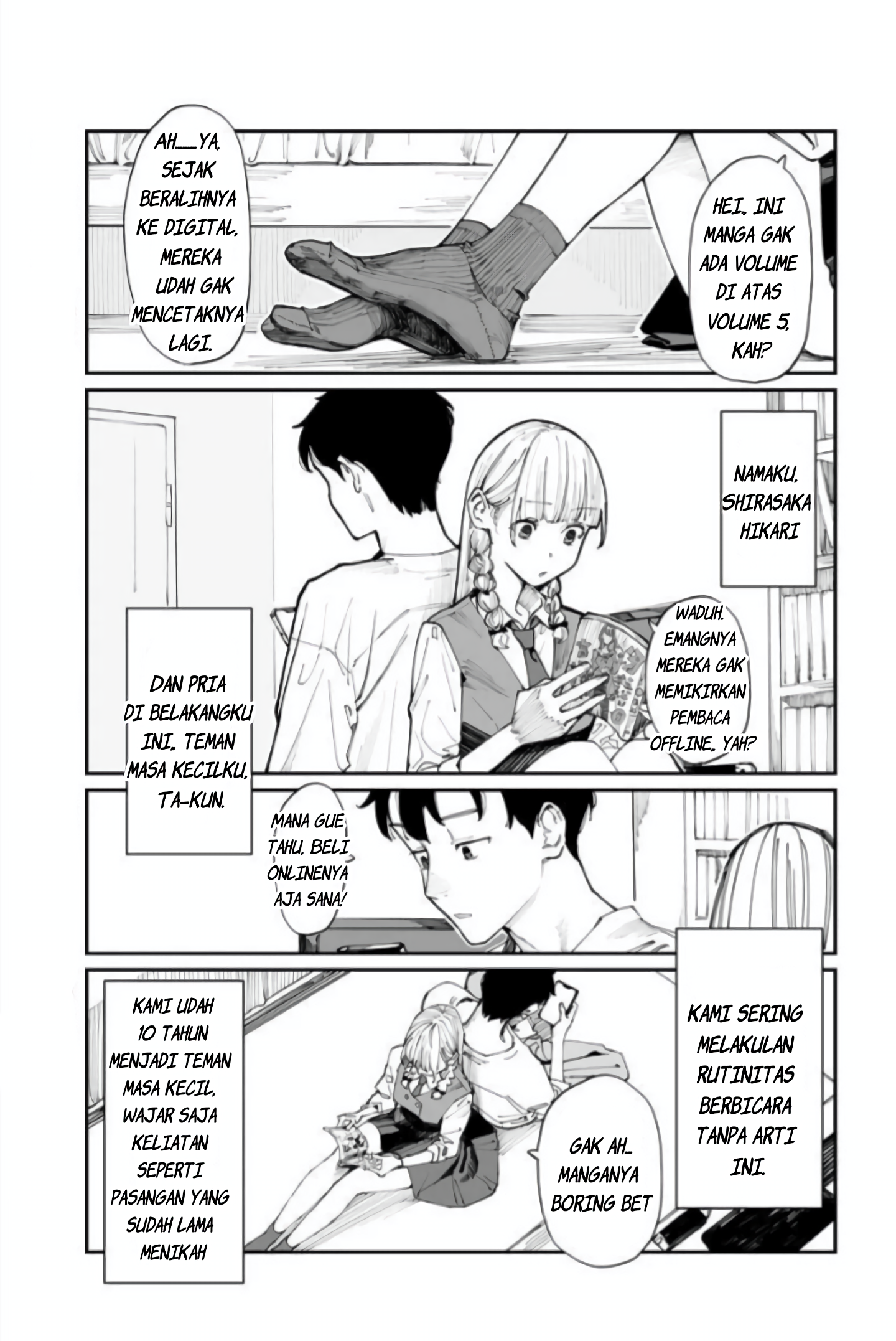 Imasara desu ga, Osananajimi wo Suki ni Natte Shimaimashita Chapter 1 - halaman 1