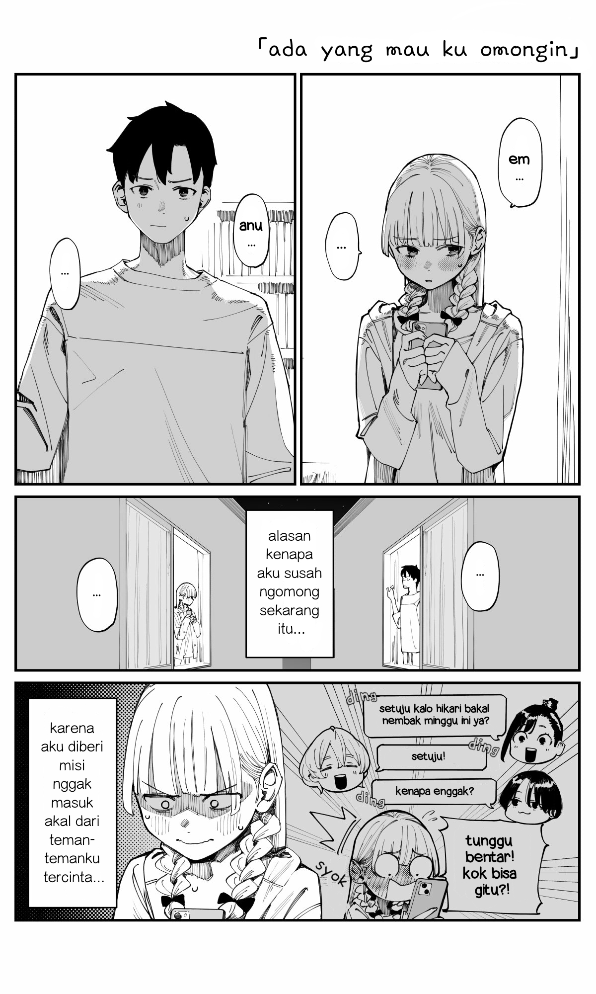 Imasara desu ga, Osananajimi wo Suki ni Natte Shimaimashita Chapter 8 - halaman 1