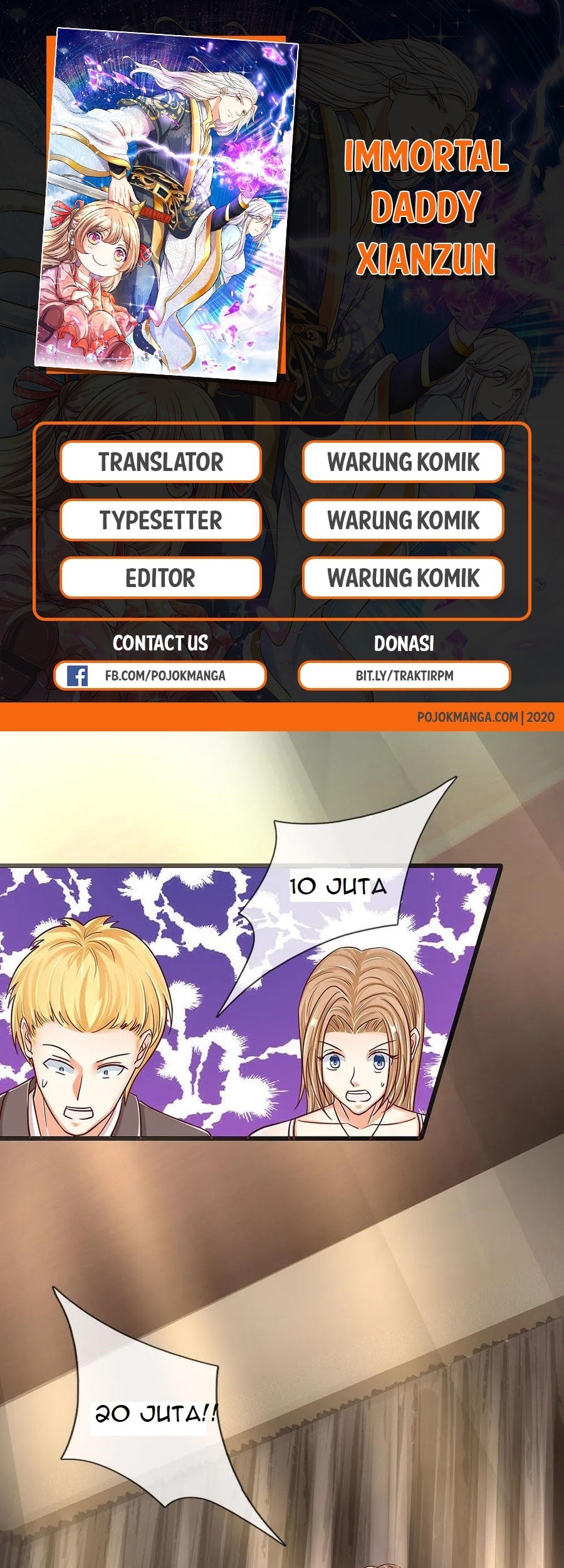 Immortal Daddy Xianzun Chapter 110 - halaman 1