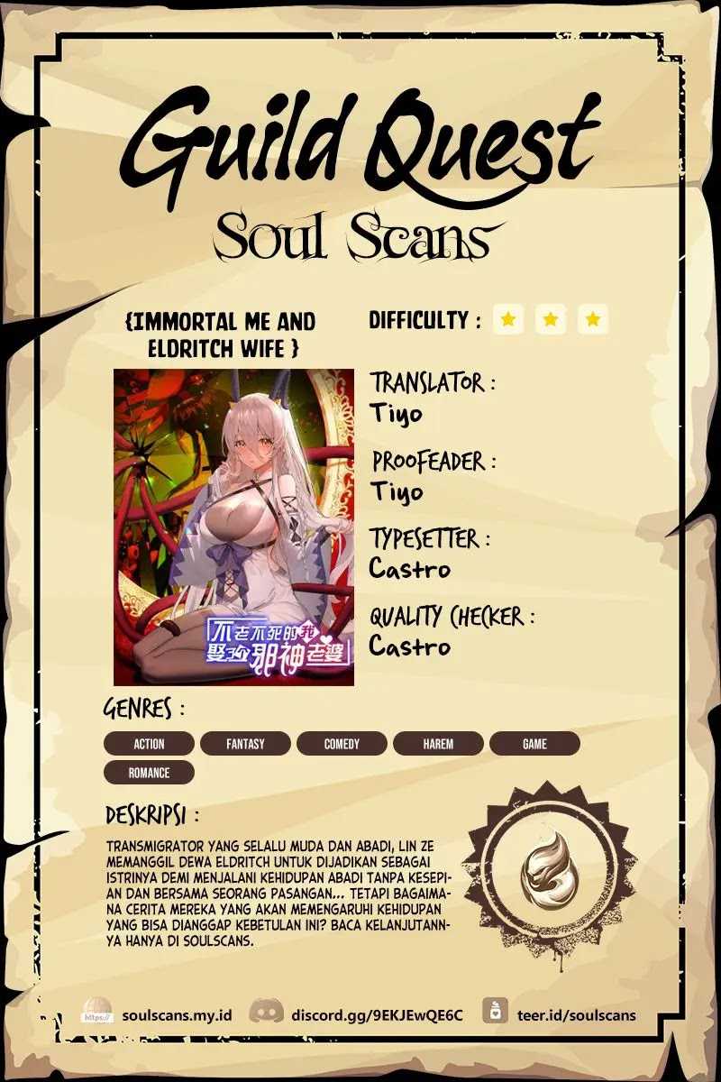 Immortal Me And Eldritch Wife Chapter 27 - halaman 1