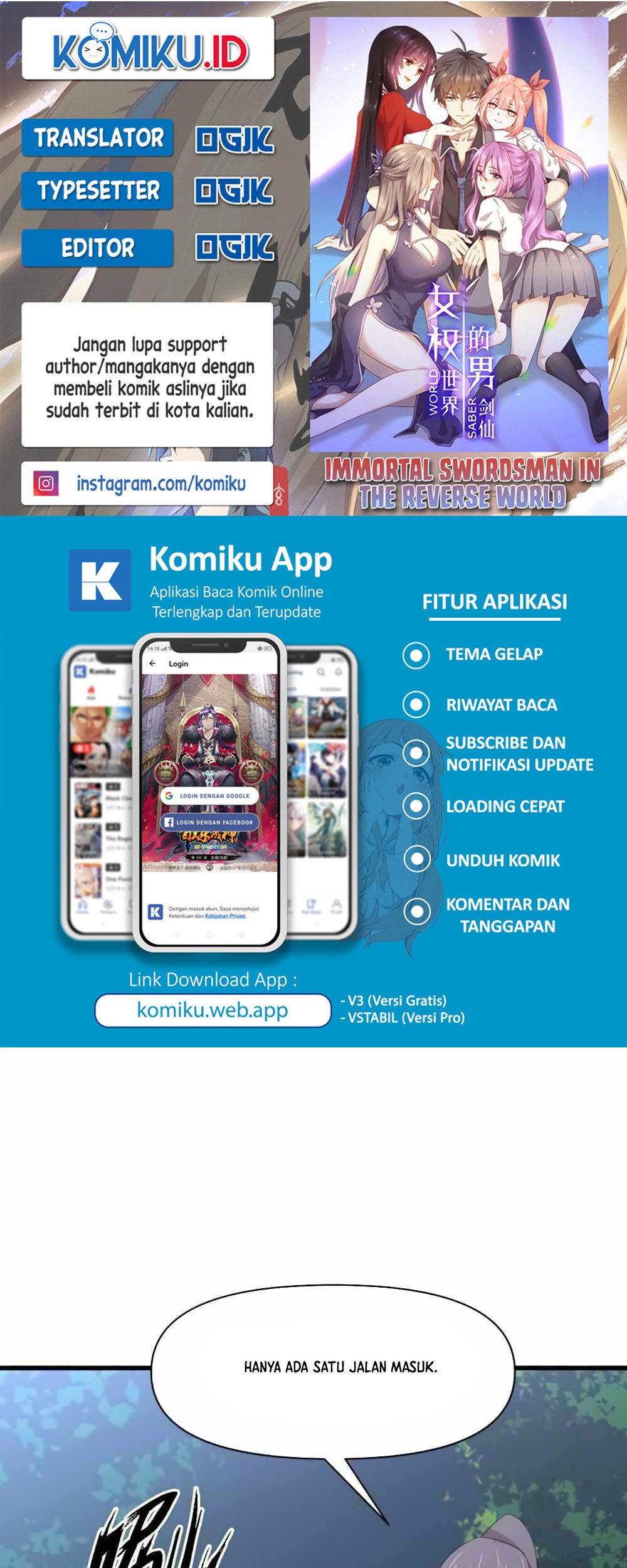 Immortal Swordsman in The Reverse World Chapter 354 - halaman 1
