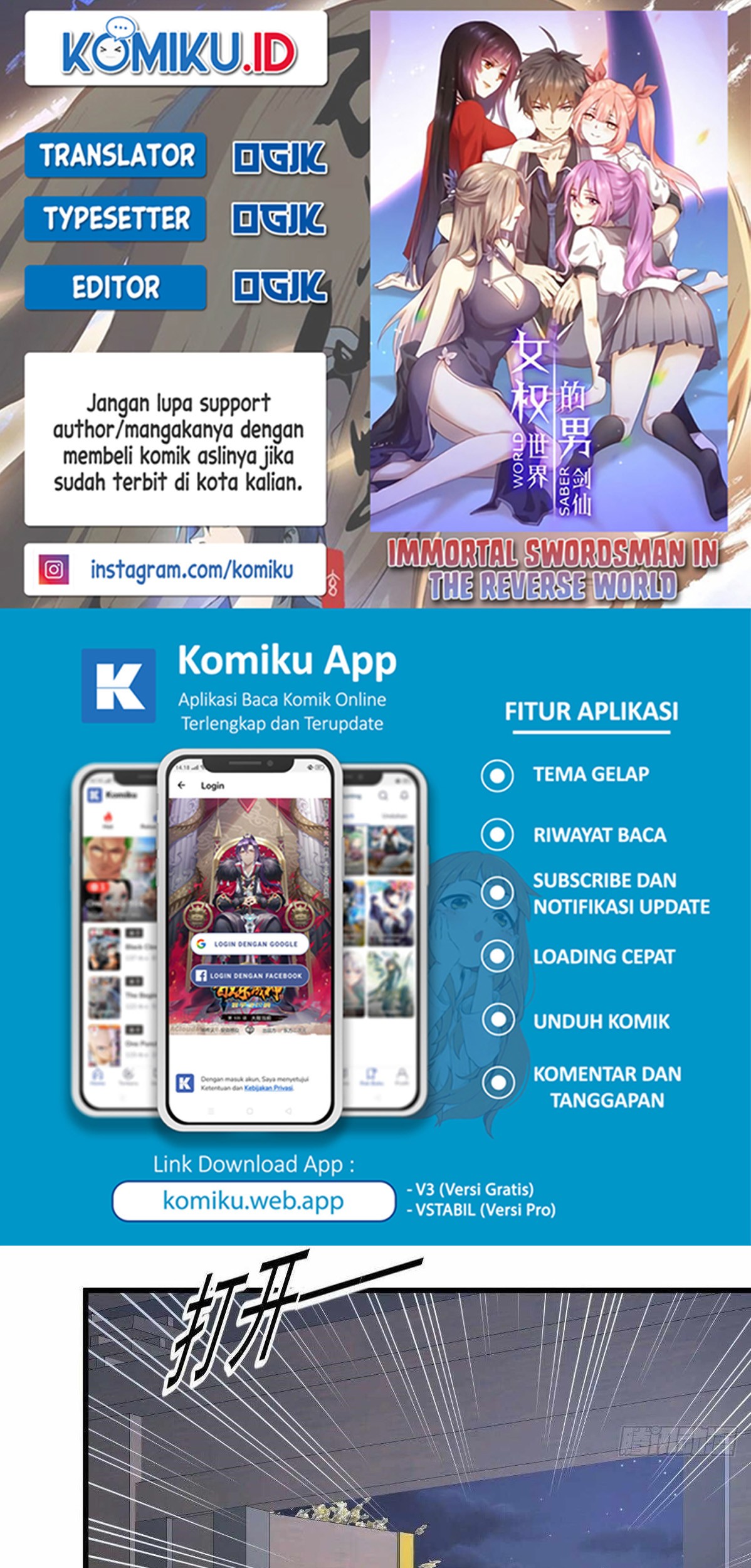 Immortal Swordsman in The Reverse World Chapter 374 - halaman 1