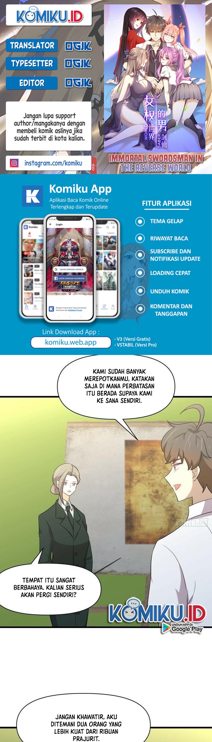Immortal Swordsman in The Reverse World Chapter 375 - halaman 1