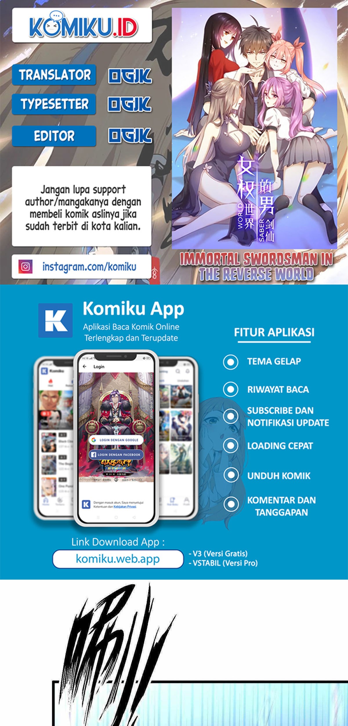 Immortal Swordsman in The Reverse World Chapter 376 - halaman 1