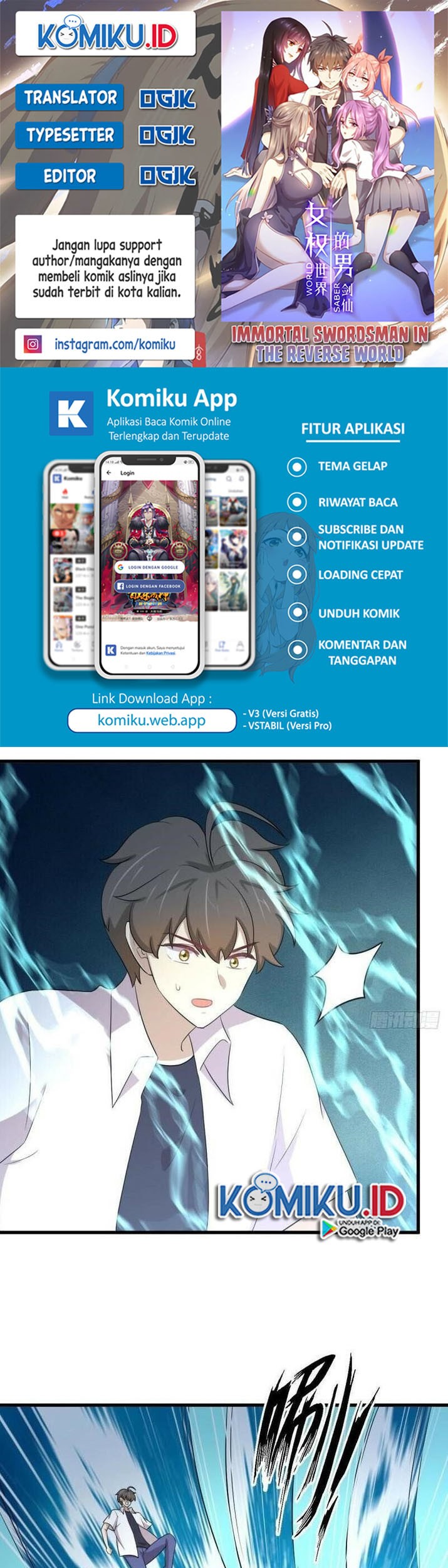 Immortal Swordsman in The Reverse World Chapter 380 - halaman 1