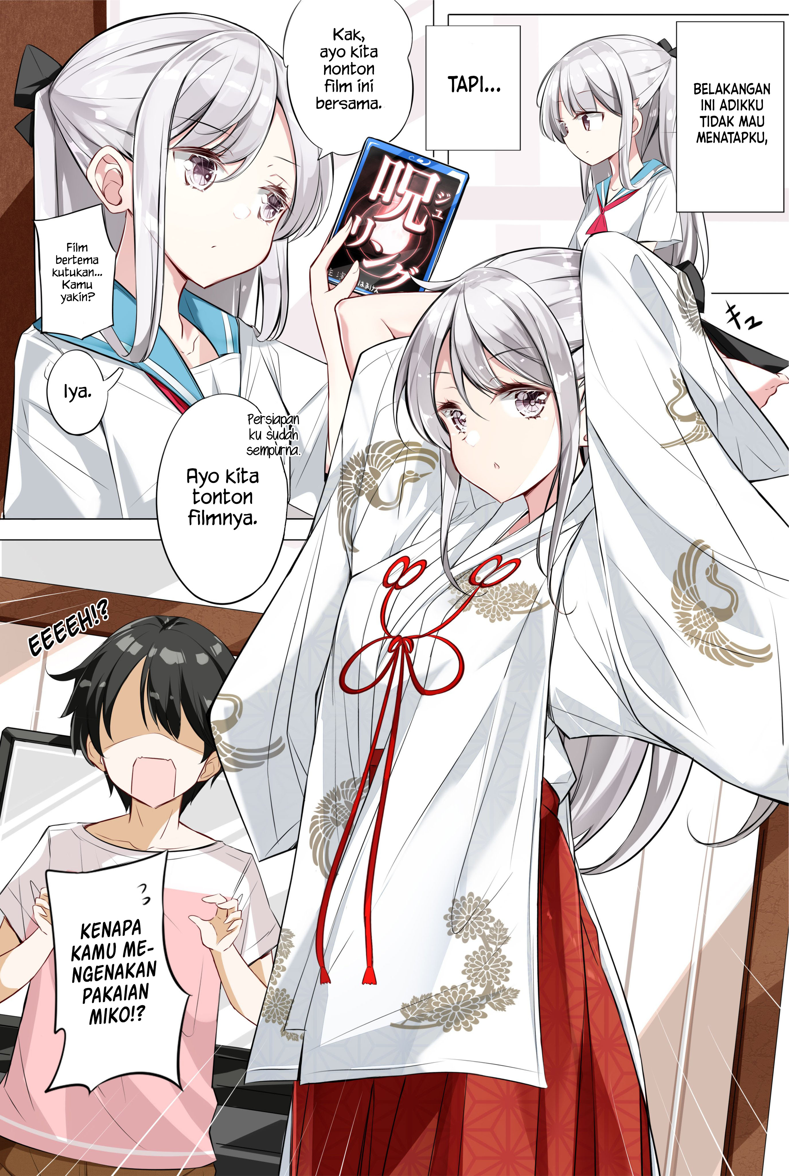 Imouto ga Ichinichi Ikkai shika Me wo Awasete Kurenai. Chapter 4 - halaman 1
