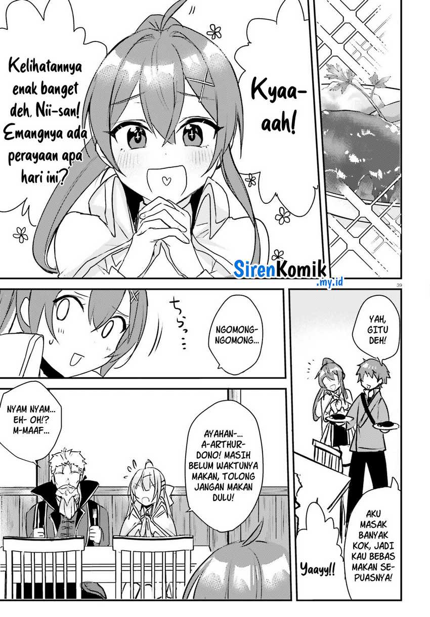 Imouto ga Onna Kishi Gakuen ni Nyuugaku shitara Nazeka Kyuukoku no Eiyuu ni Narimashita. Boku ga. Chapter 1 - halaman 40