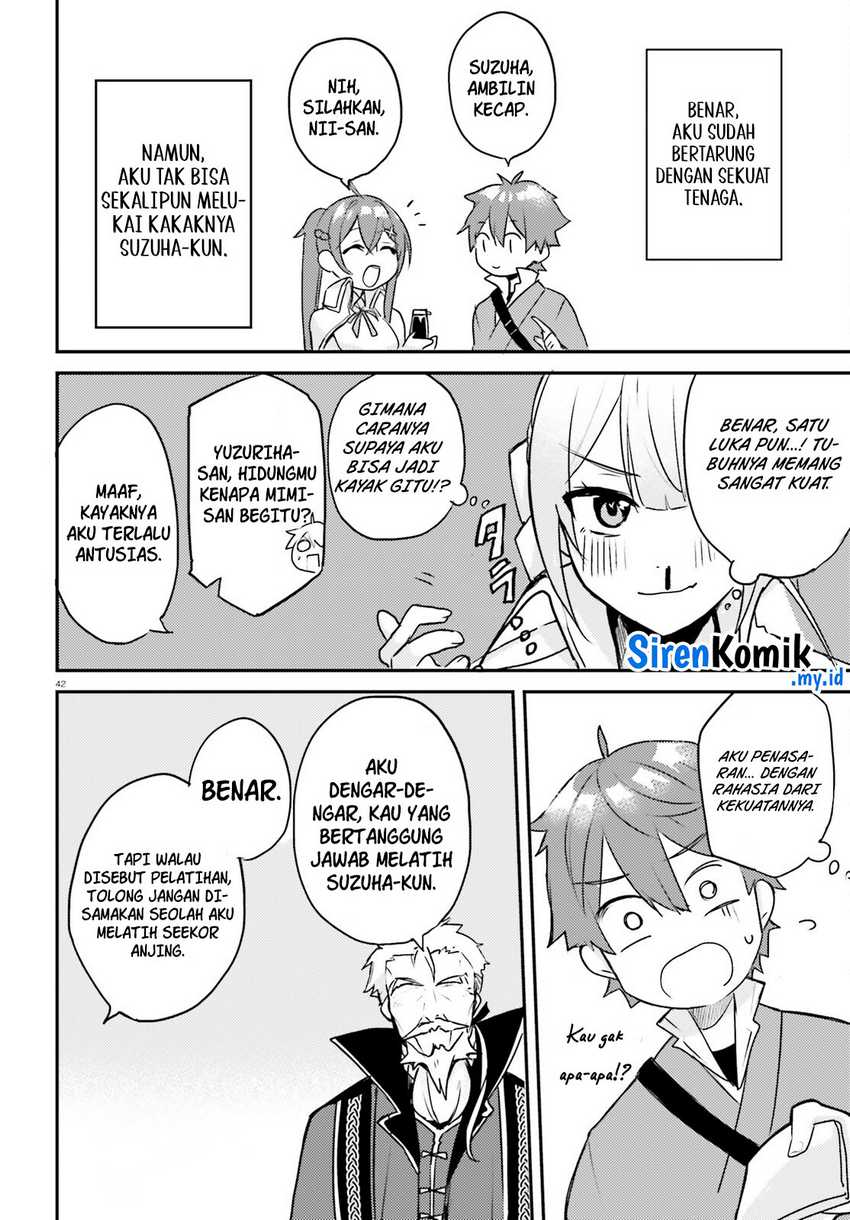 Imouto ga Onna Kishi Gakuen ni Nyuugaku shitara Nazeka Kyuukoku no Eiyuu ni Narimashita. Boku ga. Chapter 1 - halaman 43