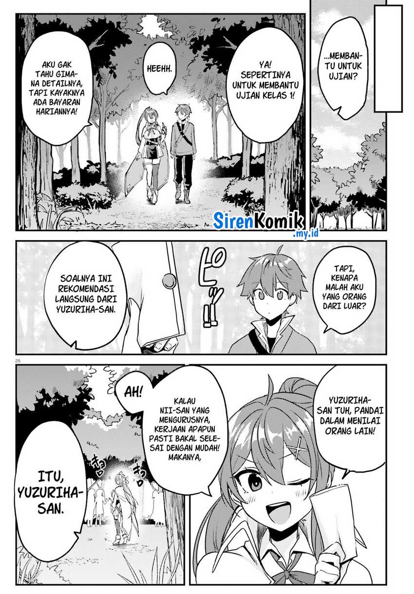 Imouto ga Onna Kishi Gakuen ni Nyuugaku shitara Nazeka Kyuukoku no Eiyuu ni Narimashita. Boku ga. Chapter 2 - halaman 26