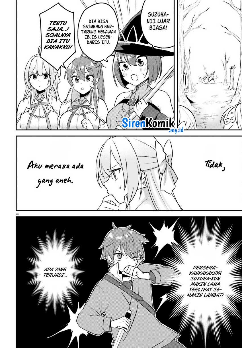 Imouto ga Onna Kishi Gakuen ni Nyuugaku shitara Nazeka Kyuukoku no Eiyuu ni Narimashita. Boku ga. Chapter 4 - halaman 19