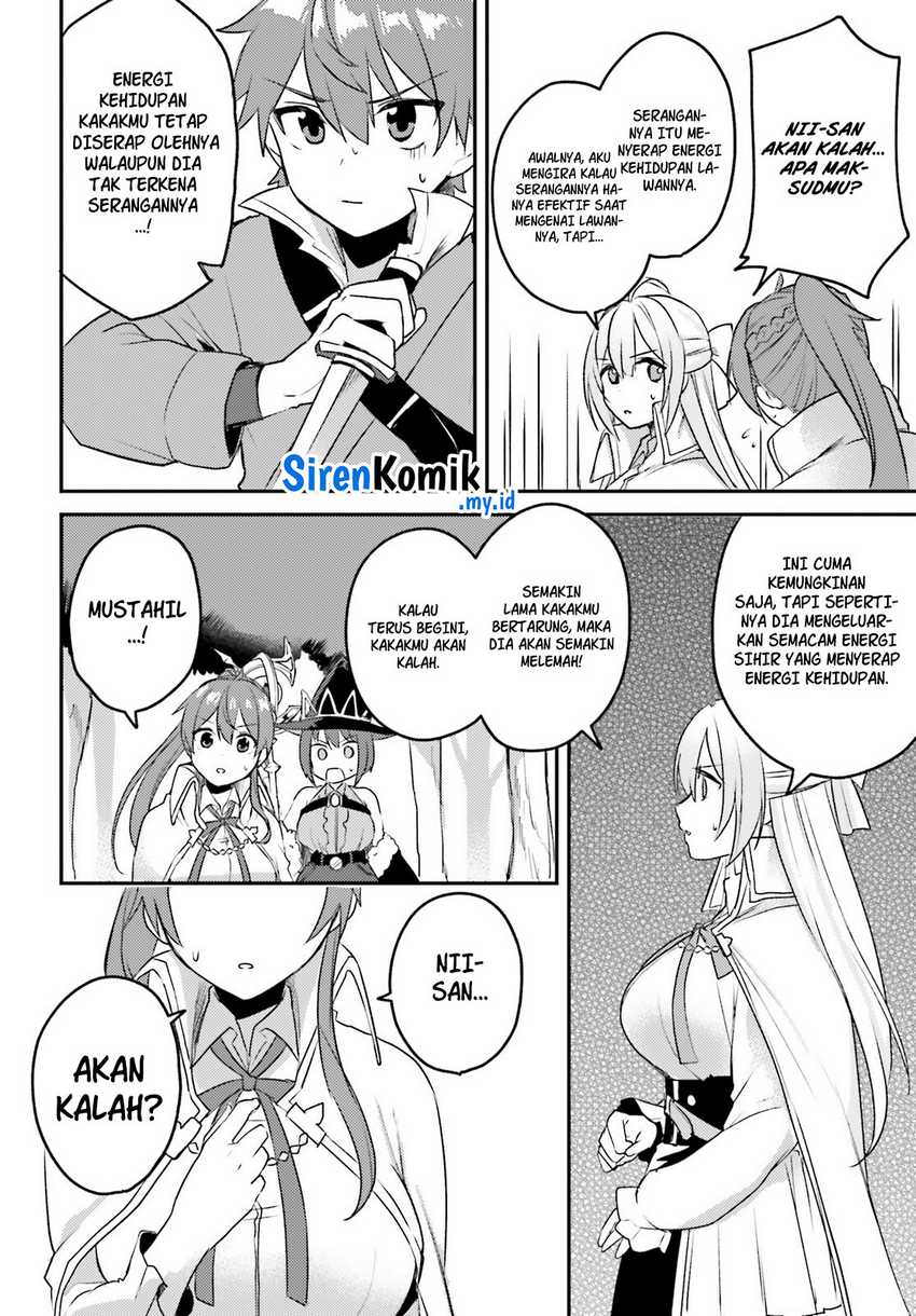 Imouto ga Onna Kishi Gakuen ni Nyuugaku shitara Nazeka Kyuukoku no Eiyuu ni Narimashita. Boku ga. Chapter 4 - halaman 21