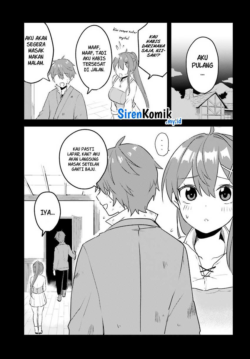 Imouto ga Onna Kishi Gakuen ni Nyuugaku shitara Nazeka Kyuukoku no Eiyuu ni Narimashita. Boku ga. Chapter 4 - halaman 22