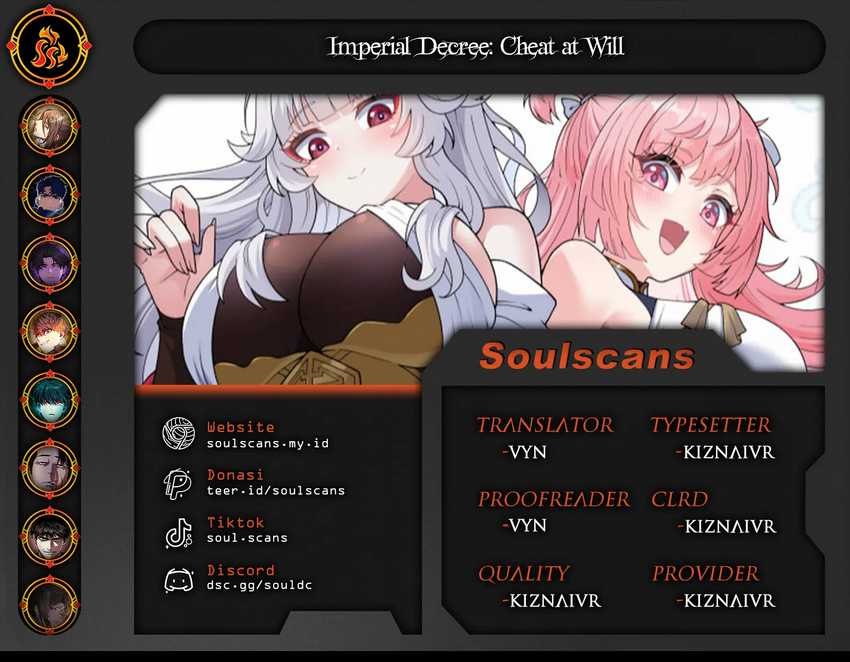 Imperial Decree: Cheat at Will Chapter 8 - halaman 1