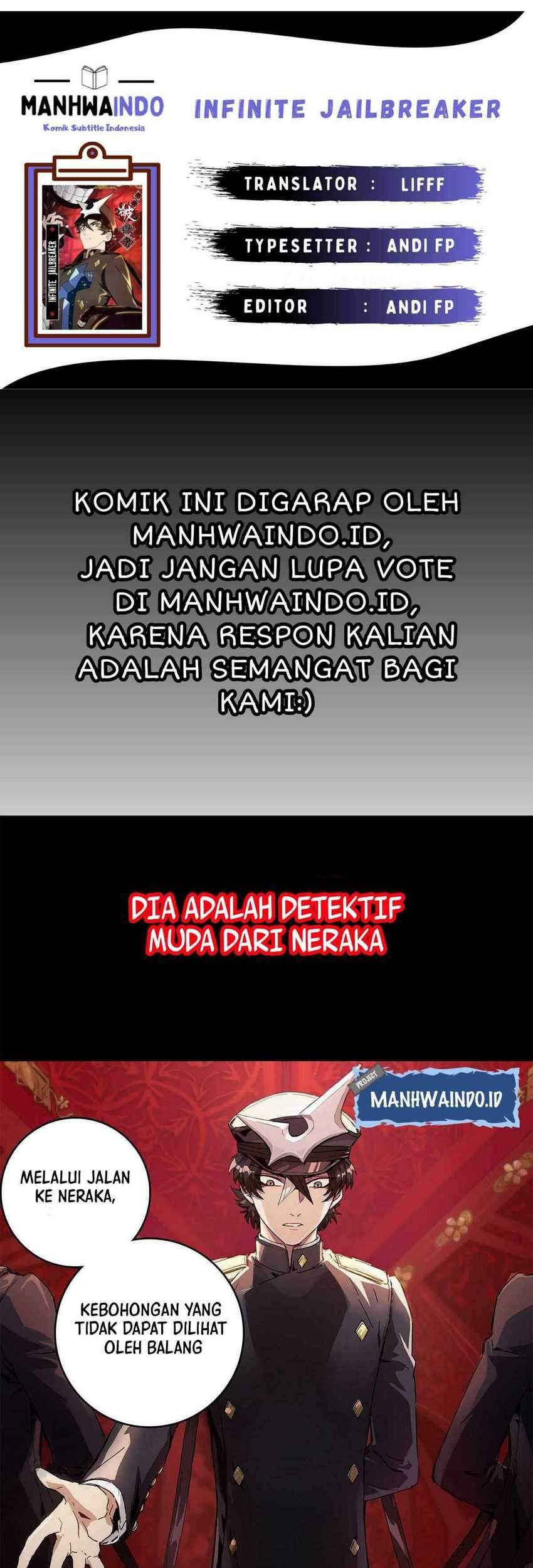 Infinite Jailbreaker Chapter 0 - halaman 1