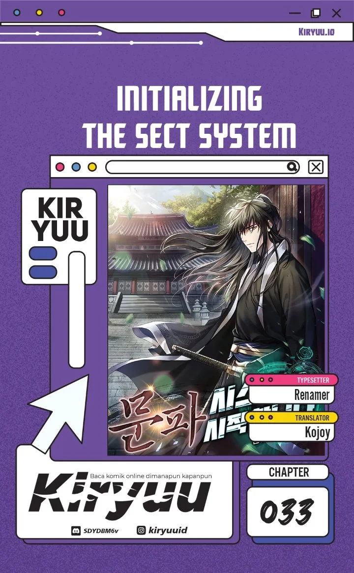 Initializing the Sect System Chapter 33 - halaman 1