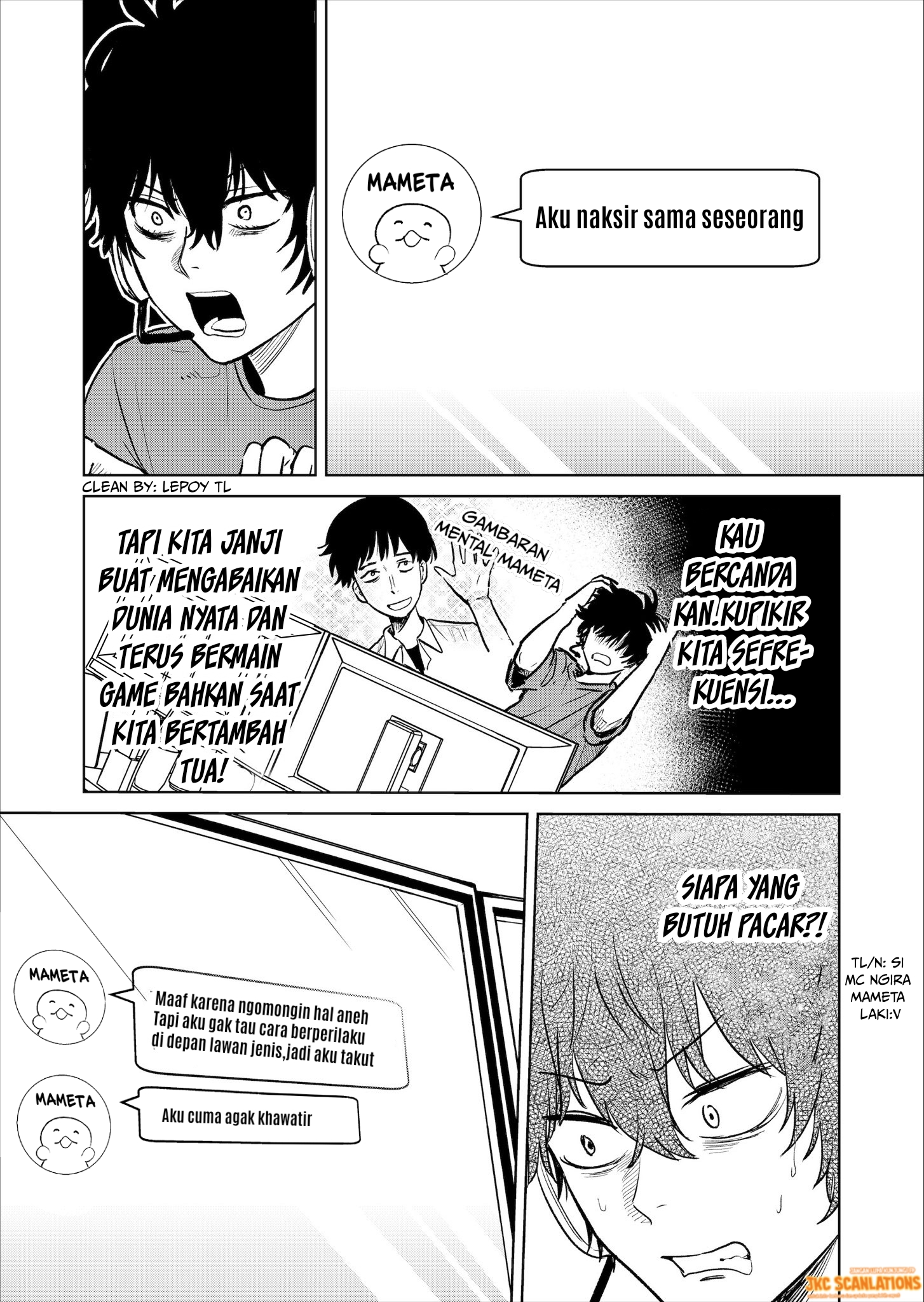 Inkya ga Netoge Tomodachi ni Ren'ai Soudan sareta Hanashi Chapter 1 - halaman 4