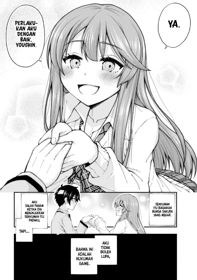 Inkya no Boku ni Batsu Game ni Kokuhaku Shitekita Hazu no Gyaru ga, Doumitemo Boku ni Betahore Desu Chapter 1.2 - halaman 14