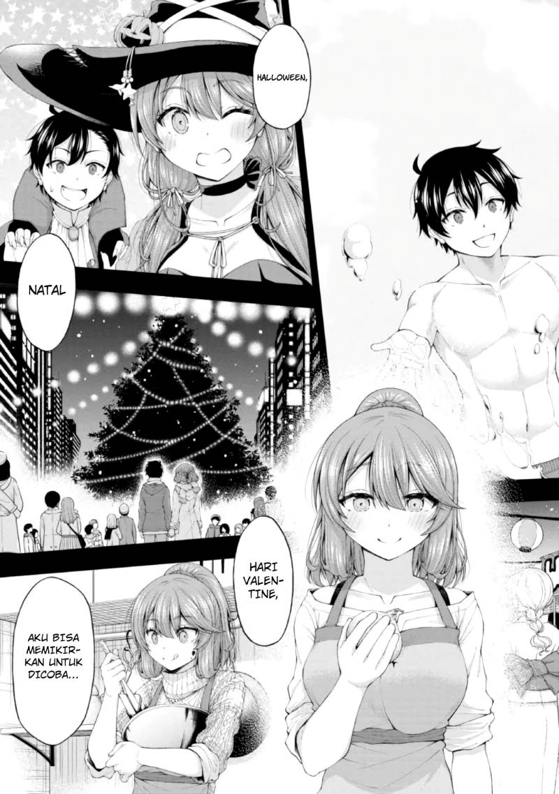 Inkya no Boku ni Batsu Game ni Kokuhaku Shitekita Hazu no Gyaru ga, Doumitemo Boku ni Betahore Desu Chapter 4.5 - halaman 12