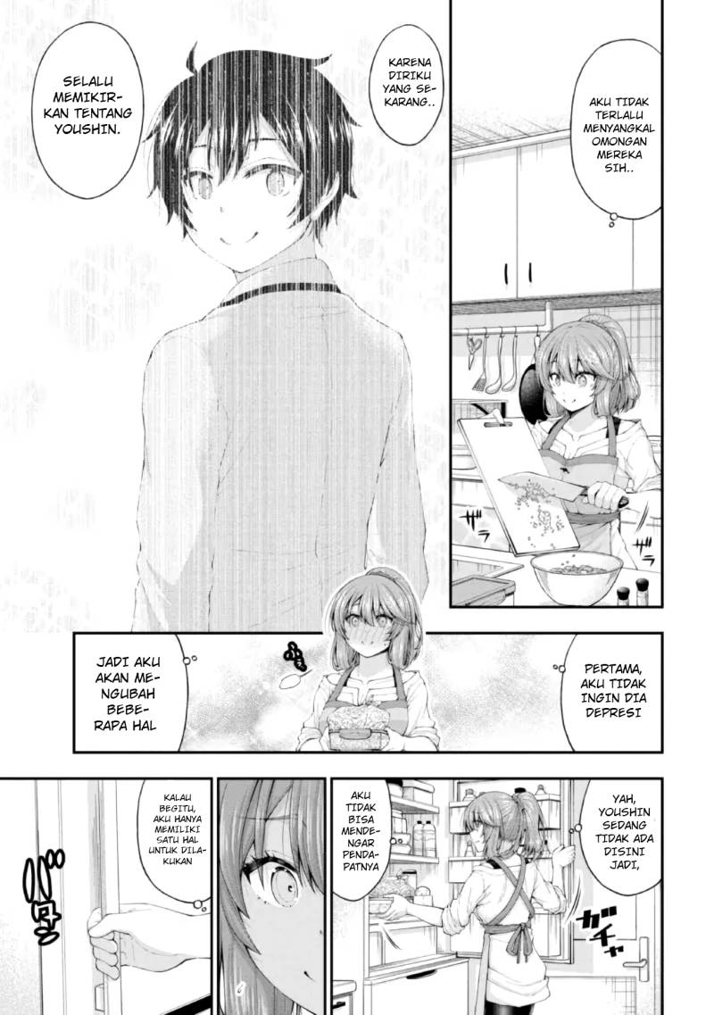 Inkya no Boku ni Batsu Game ni Kokuhaku Shitekita Hazu no Gyaru ga, Doumitemo Boku ni Betahore Desu Chapter 4.5 - halaman 16