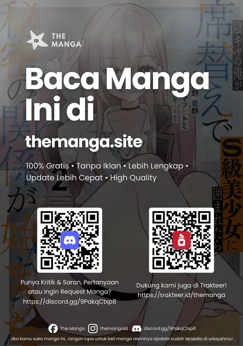Inkyā no ore ga sekigae de S-kyū bishoujo ni kakomaretara himitsu no kankei ga hajimatta Chapter 13 - halaman 48