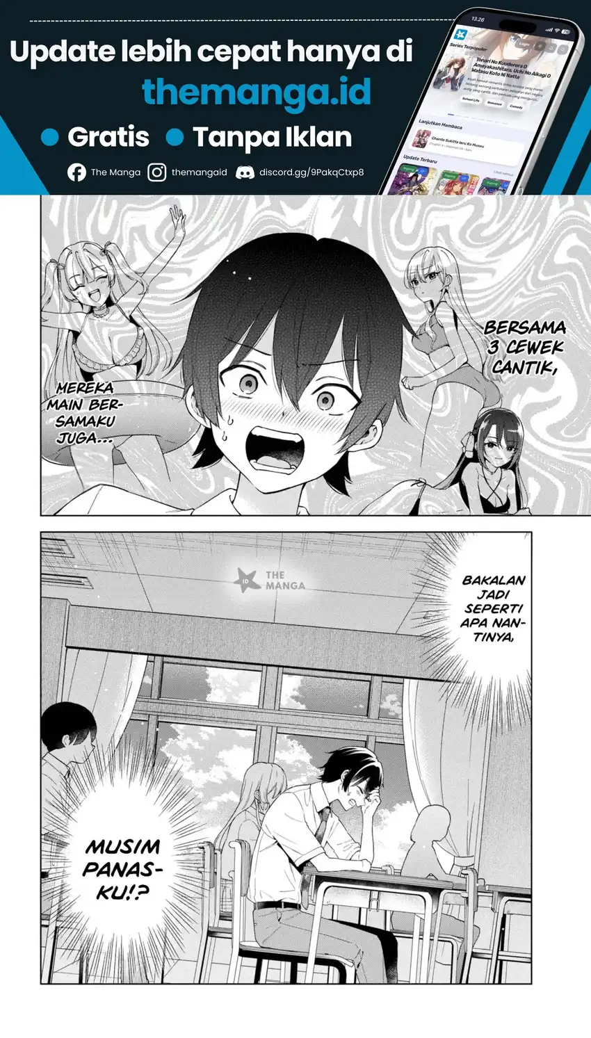 Inkyā no ore ga sekigae de S-kyū bishoujo ni kakomaretara himitsu no kankei ga hajimatta Chapter 16 - halaman 40