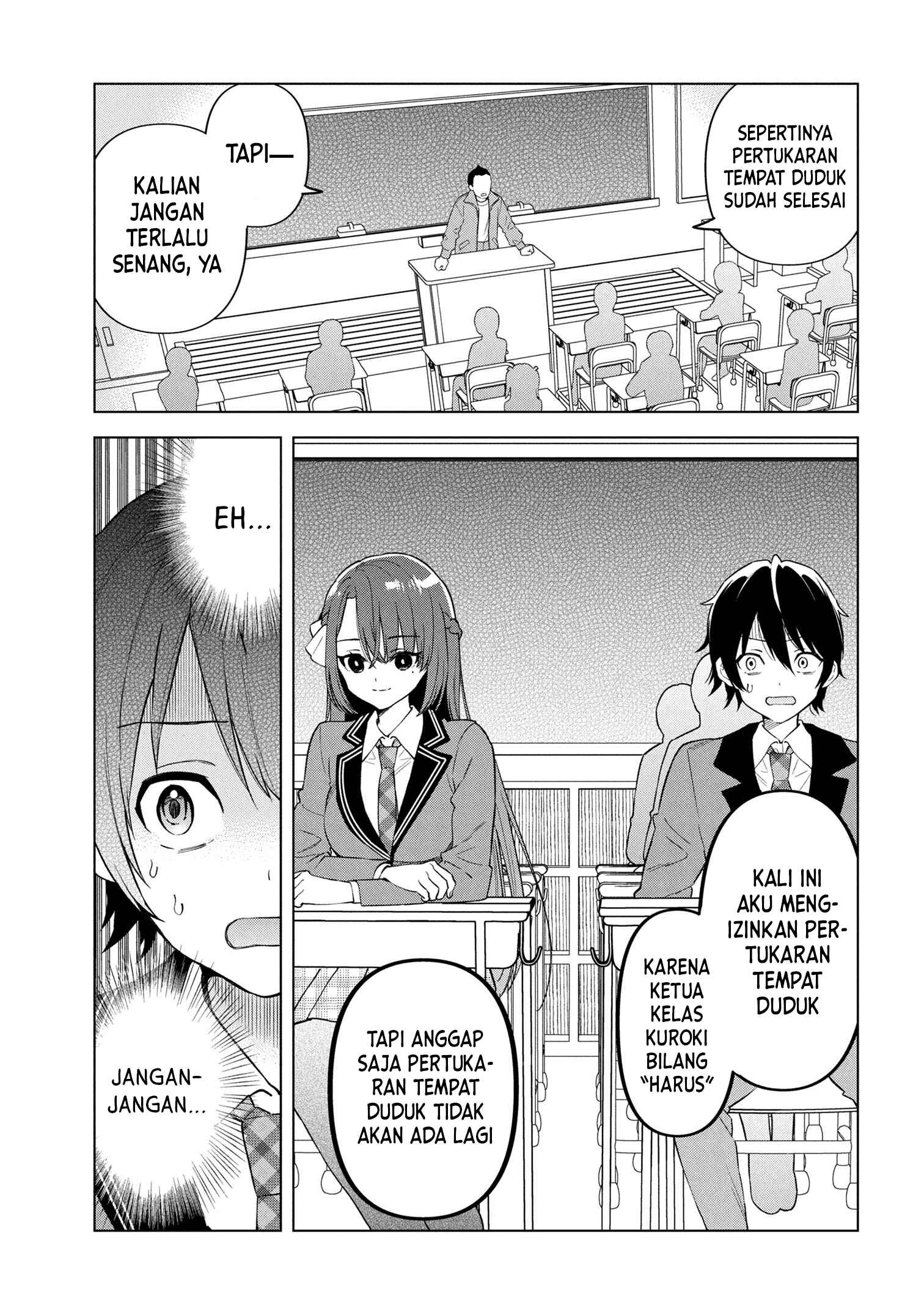 Inkya no Ore ga Sekigae de S-kyuu Bishoujo ni Kakomaretara Himitsu no Kankei ga Hajimatta. Chapter 1 - halaman 16