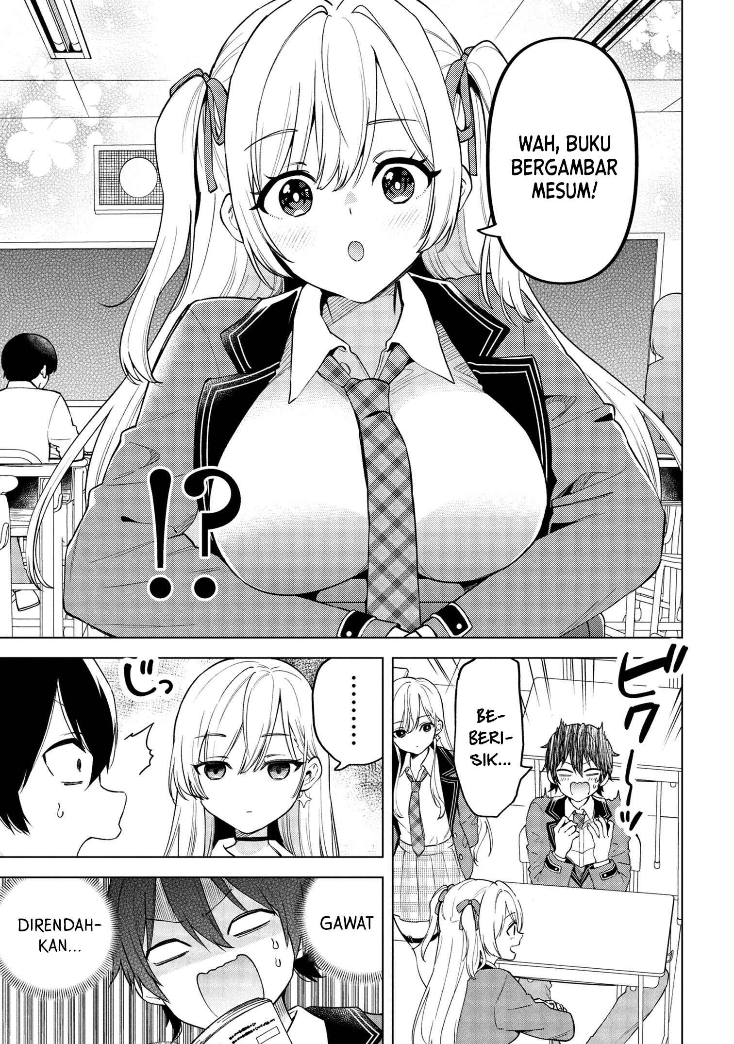 Inkya no Ore ga Sekigae de S-kyuu Bishoujo ni Kakomaretara Himitsu no Kankei ga Hajimatta. Chapter 1 - halaman 18