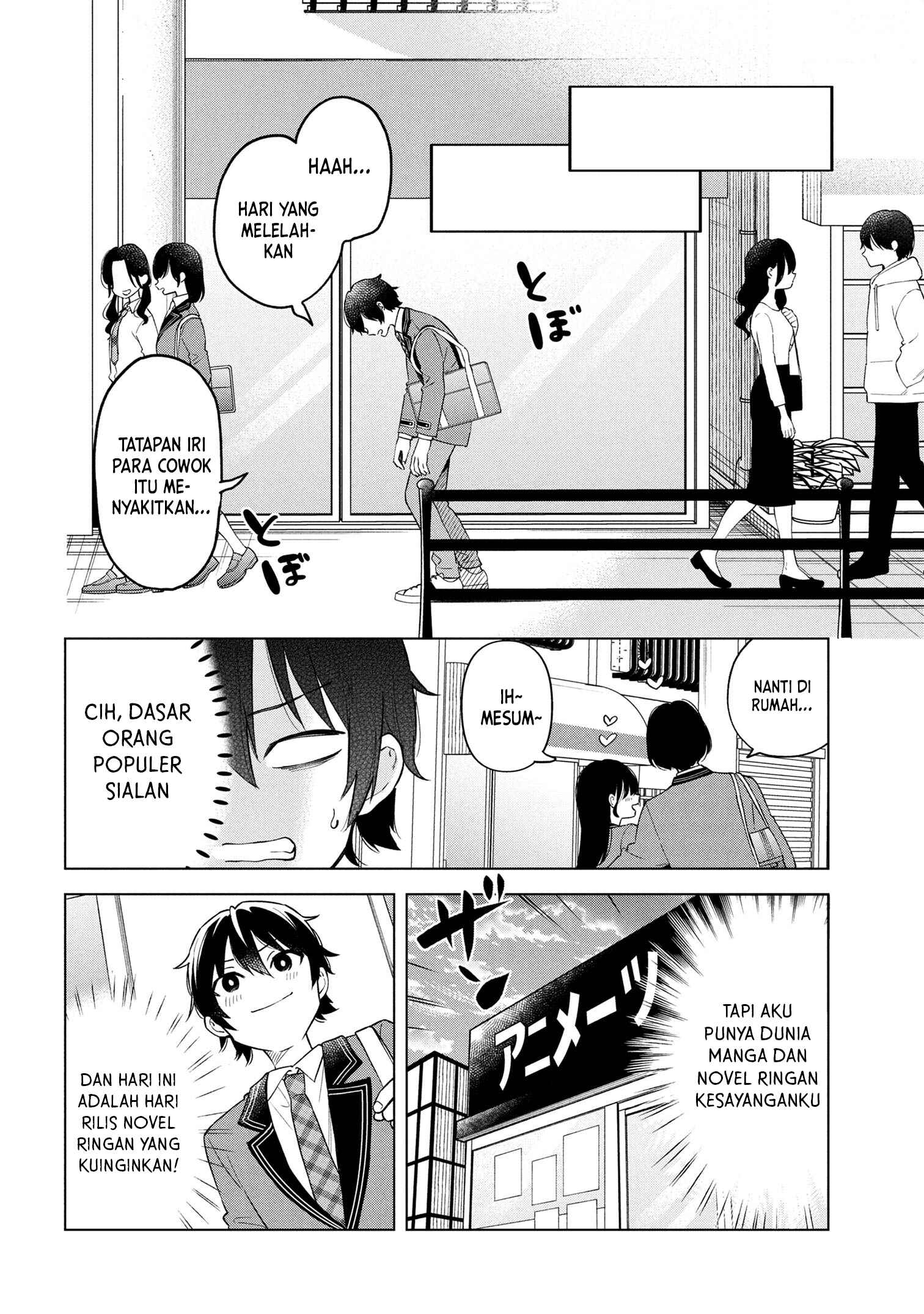 Inkya no Ore ga Sekigae de S-kyuu Bishoujo ni Kakomaretara Himitsu no Kankei ga Hajimatta. Chapter 1 - halaman 21