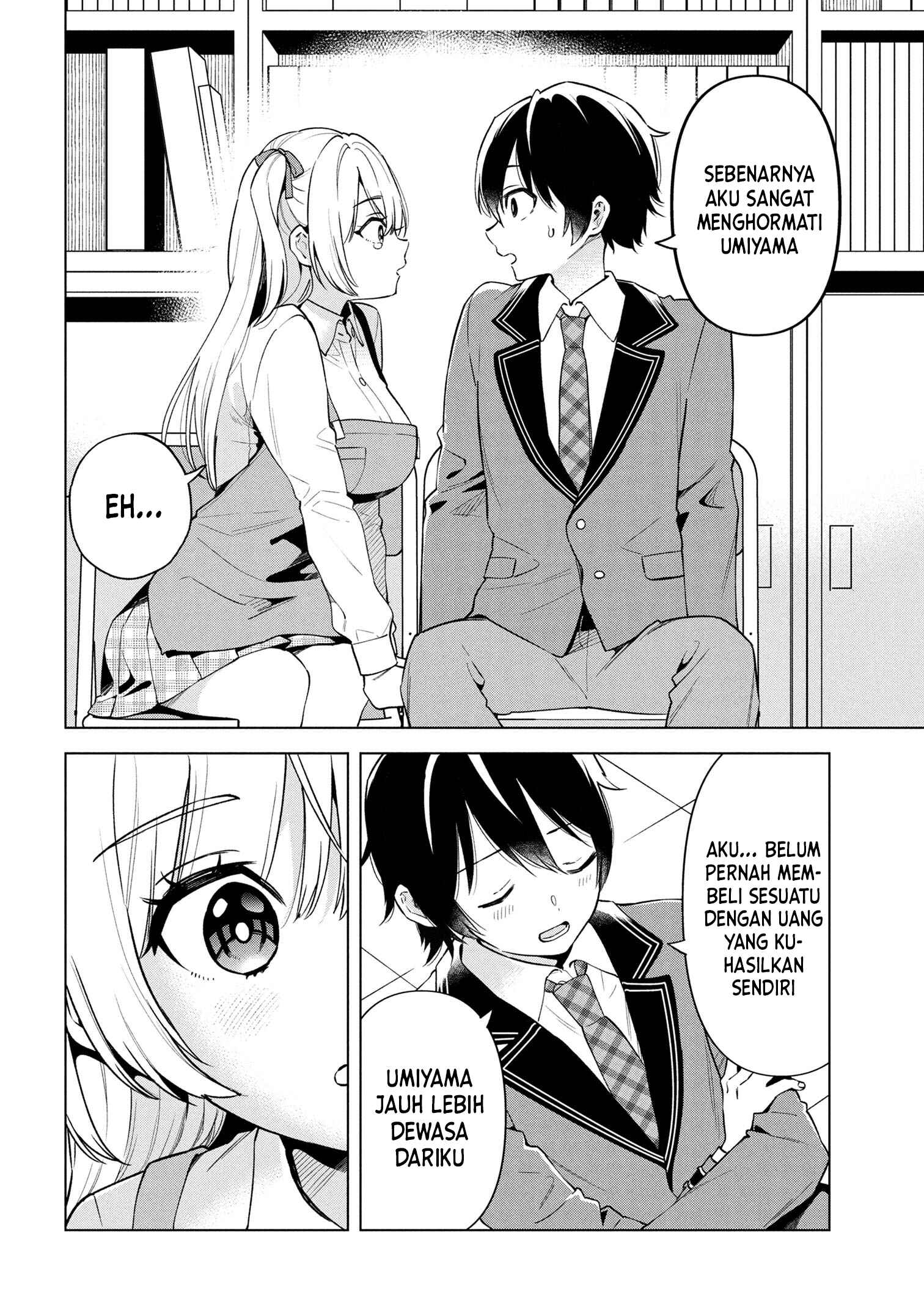 Inkya no Ore ga Sekigae de S-kyuu Bishoujo ni Kakomaretara Himitsu no Kankei ga Hajimatta. Chapter 1 - halaman 37