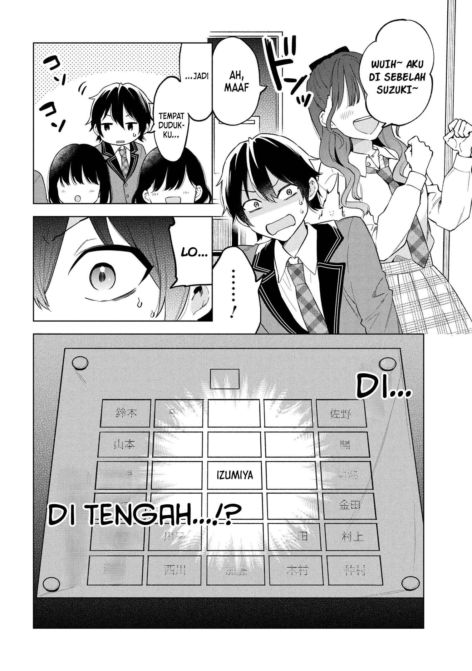 Inkya no Ore ga Sekigae de S-kyuu Bishoujo ni Kakomaretara Himitsu no Kankei ga Hajimatta. Chapter 1 - halaman 6