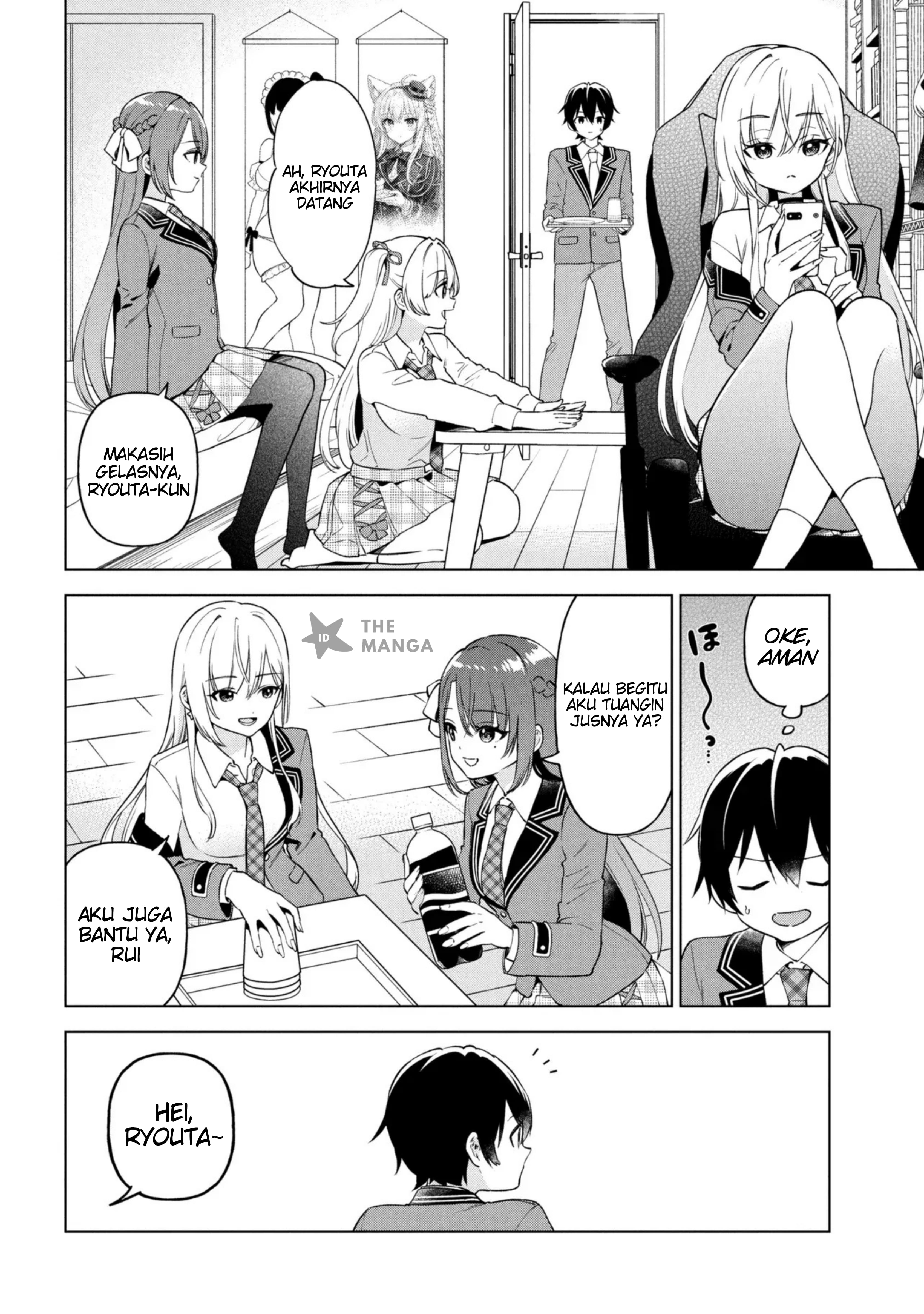 Inkya no Ore ga Sekigae de S-kyuu Bishoujo ni Kakomaretara Himitsu no Kankei ga Hajimatta. Chapter 10 - halaman 10