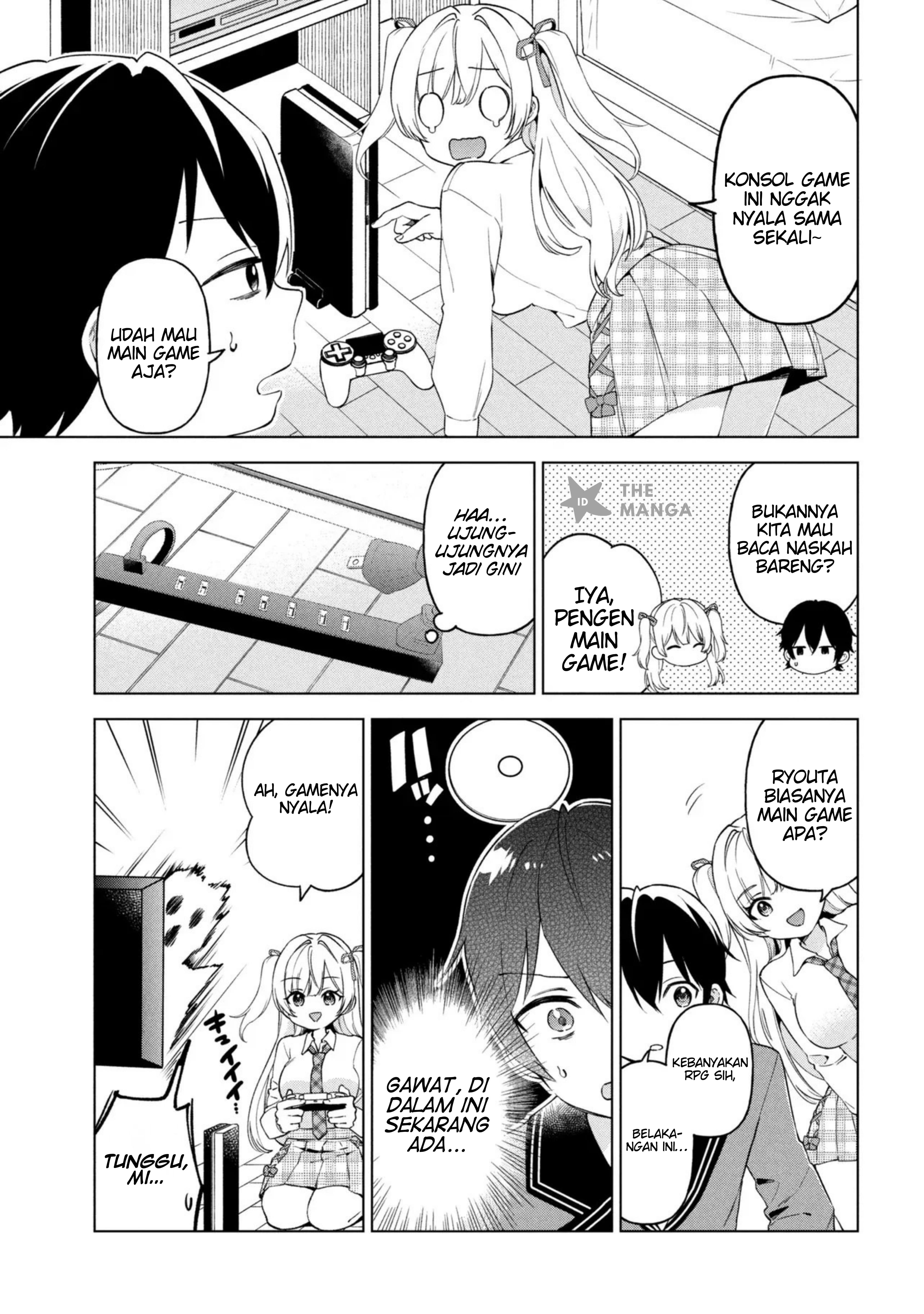 Inkya no Ore ga Sekigae de S-kyuu Bishoujo ni Kakomaretara Himitsu no Kankei ga Hajimatta. Chapter 10 - halaman 11